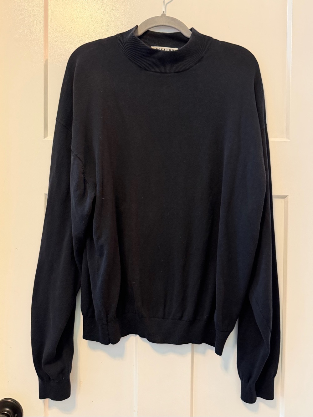 Silk and Cotton Blend Lightweight Sweater